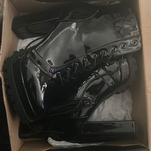 Black boots